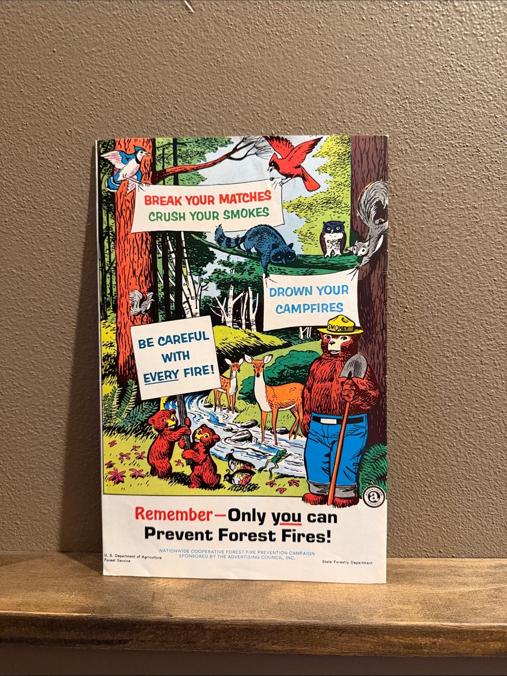 The True Story Of Smokey Bear Comic Book Vintage Original 1969 and Extras - Picture 6 of 7
